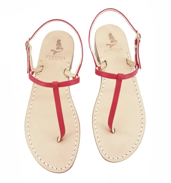 Syrenia Capri Sandals Classic Sandals – Basic Line^Capri Sandals – Red Leather