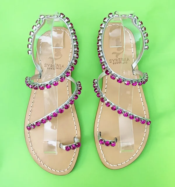 Syrenia Capri Sandals Jewel Sandals | Luxor Collection^Luxor Sandals – Fuchsia