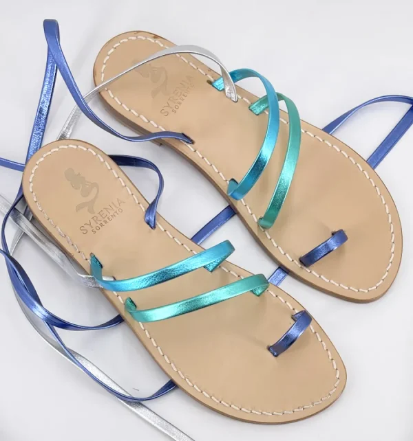 Syrenia Capri Sandals Gladiator Sandals^Santorini sandals Gladiators shades blue