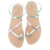 Syrenia Capri Sandals Classic Sandals – Basic Line^Sedalia Sandals – Pink and Sage